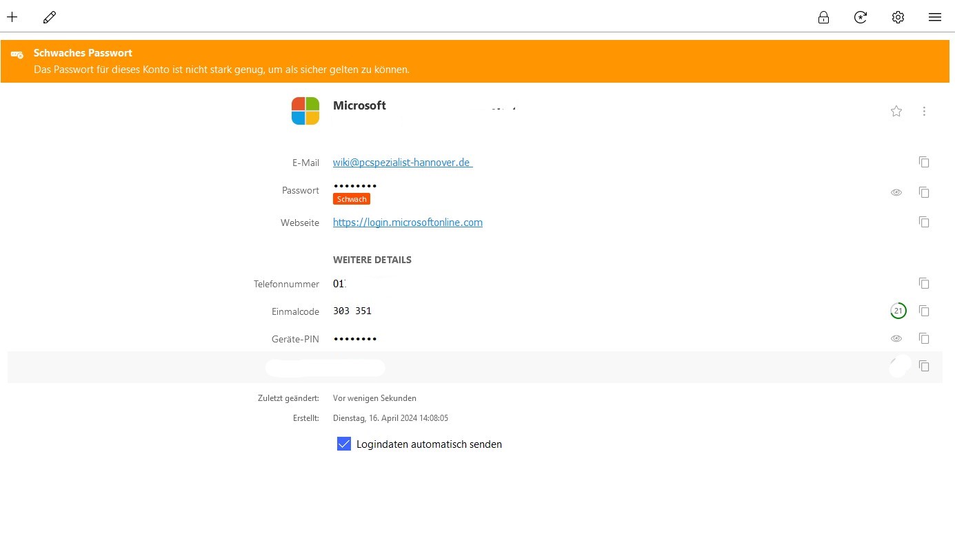 MFA mit OTP einrichten 6