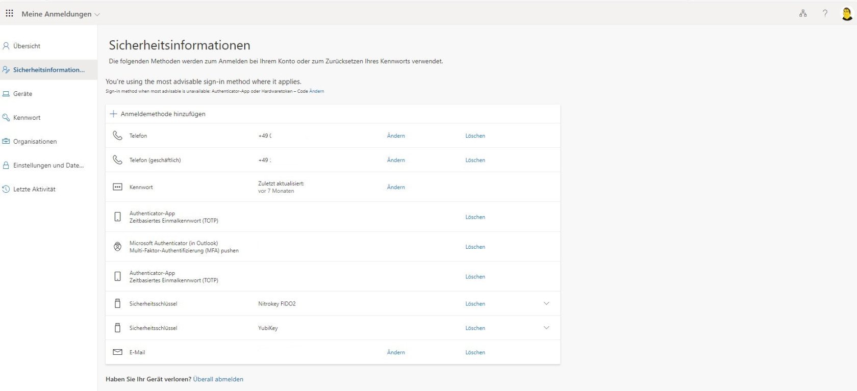 Sicherheitsinformationen