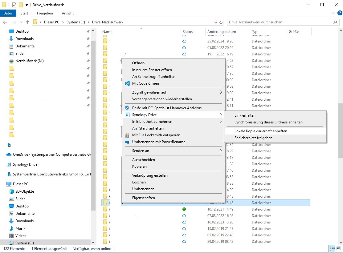 Synology Drive Lokale Kopie