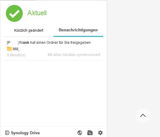 Synology Drive: interne Freigabe 8