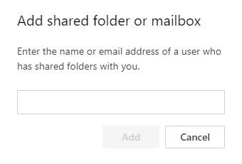 OWA - Open Shared Mailbox 2