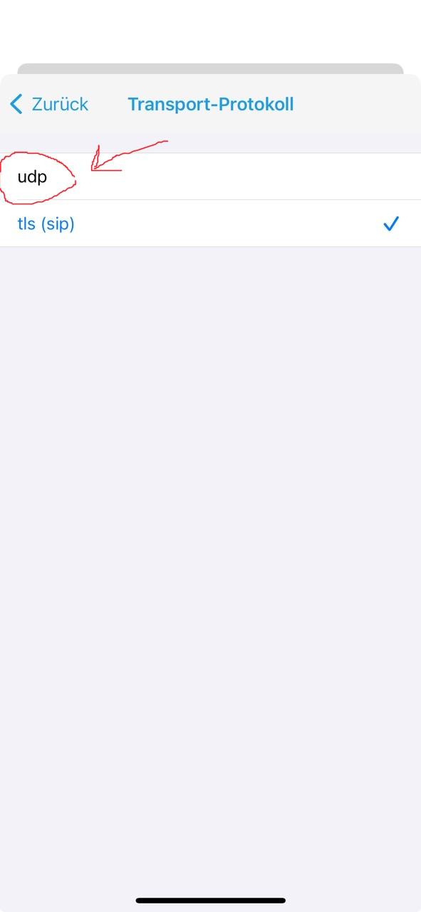 Placetel iOS App Transportprotokoll 4
